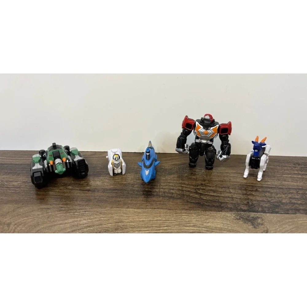 Power Rangers Jungle Fury Micro Megazord Parts Lot Gorilla Elephant Swordfish